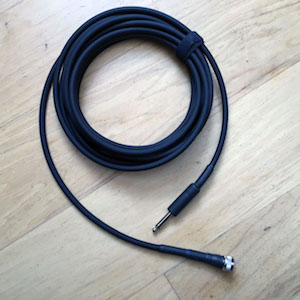 20' Switchcraft screw-on female to 1/4in male cable