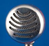 BlowsMeAway Productions custom wood bullet microphone - Smiles grill